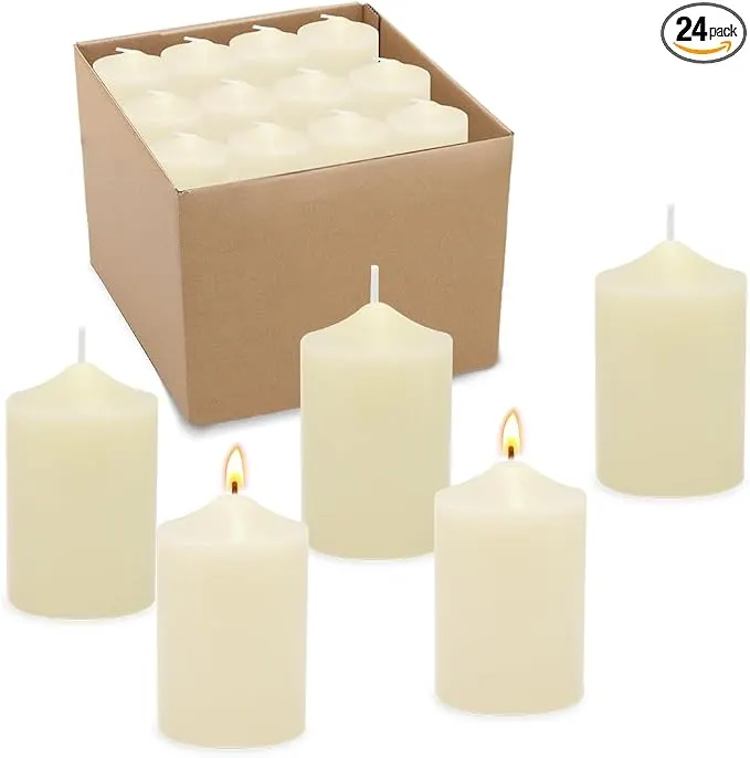Ivory Votive Candles