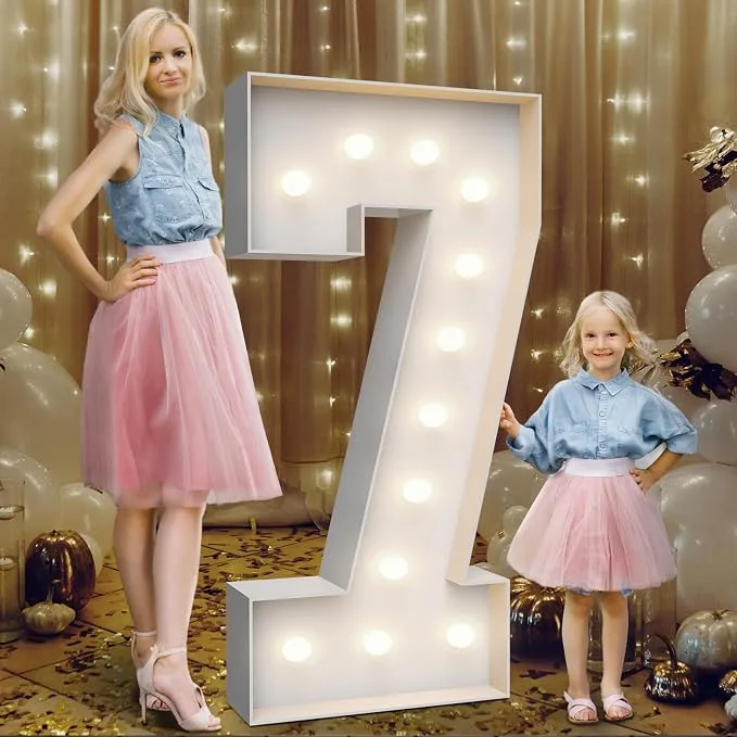 Marquee Number 7 — Marquee Letters & Numbers available to rent