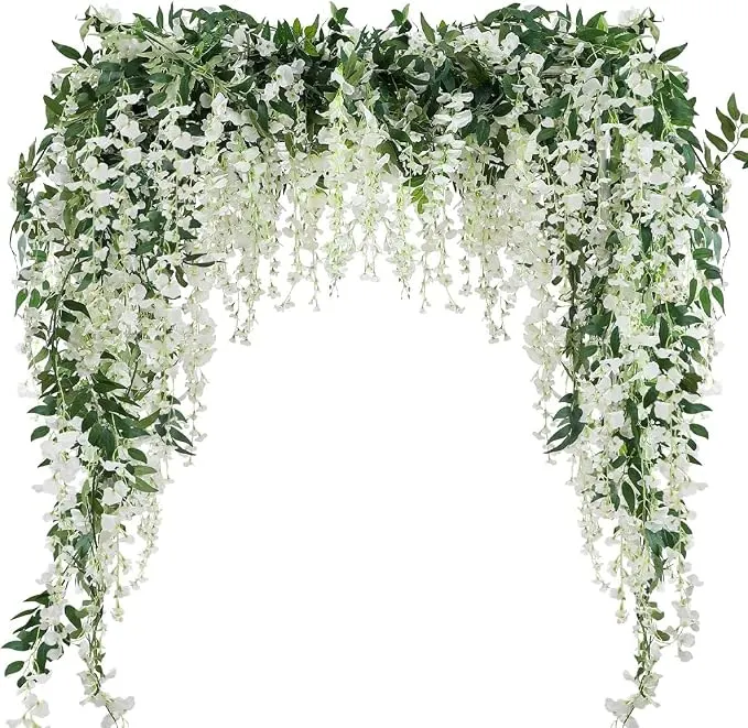 White Wisteria Garland