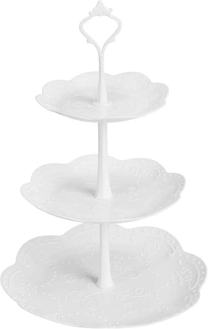 White Tiered Cupcake Stand