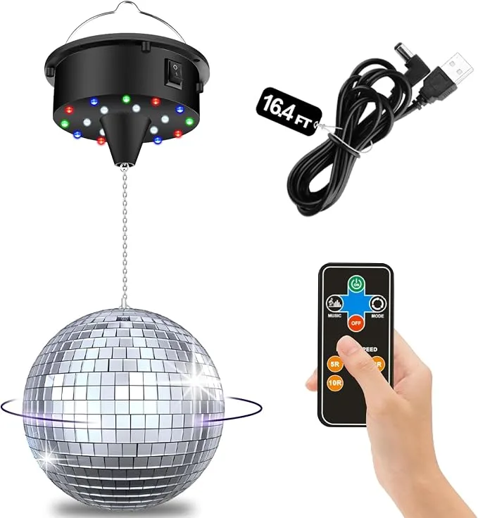 Motorized Disco Ball — Disco Balls available to rent
