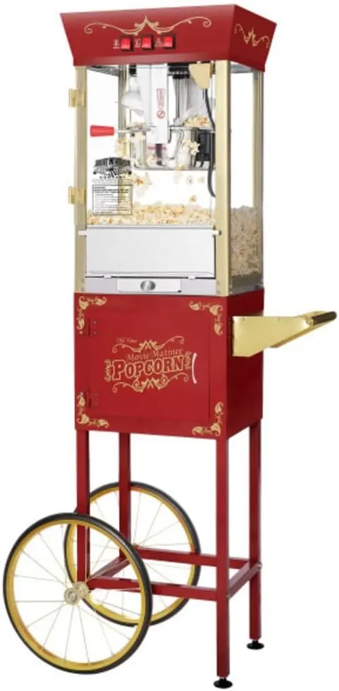 Red Matinee Popcorn Cart