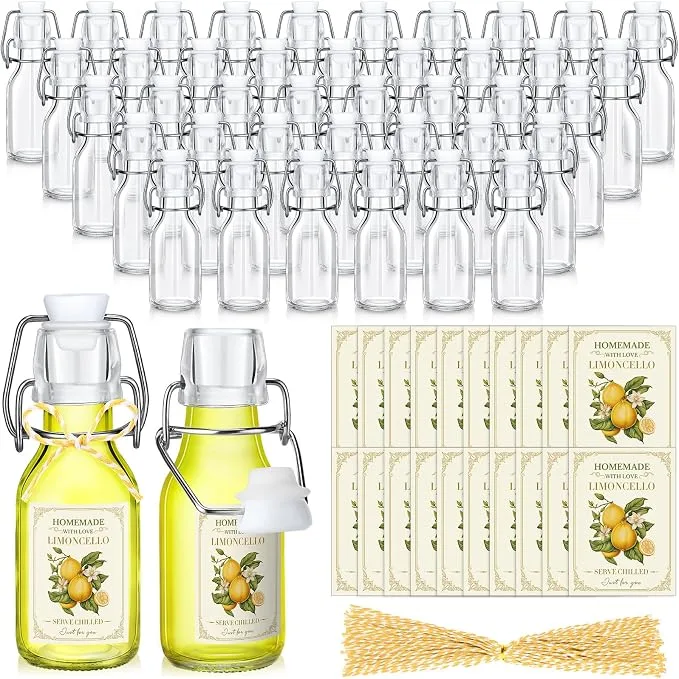Mini Swing-Top Glass Bottles — Bottles available to rent