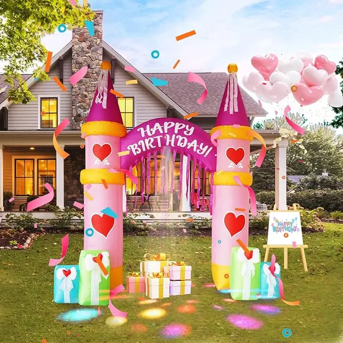 LED Inflatable Birthday Arch