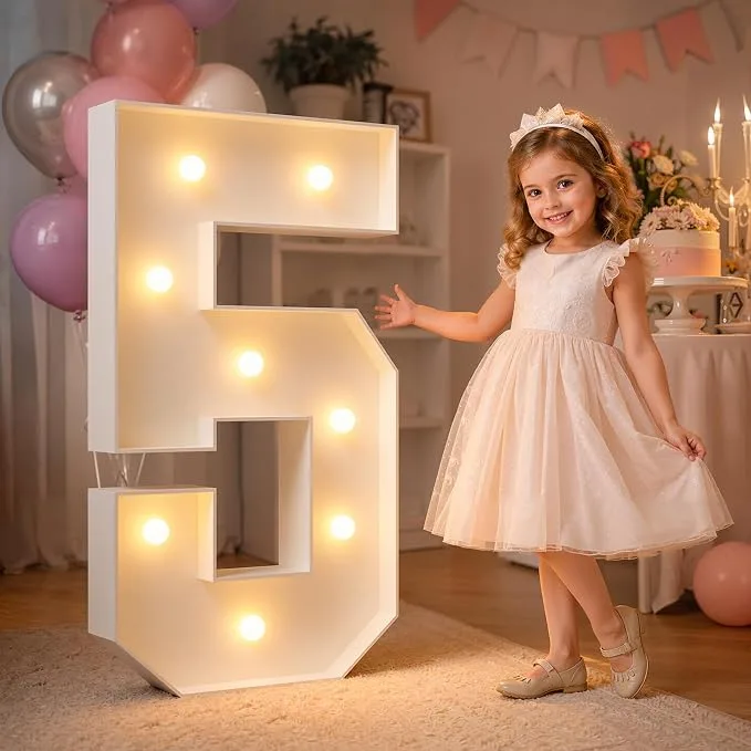 Marquee Number 5 — Marquee Letters & Numbers available to rent