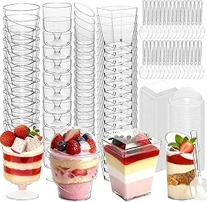 Clear Parfait Dessert Cups — Dessert Cups available to rent
