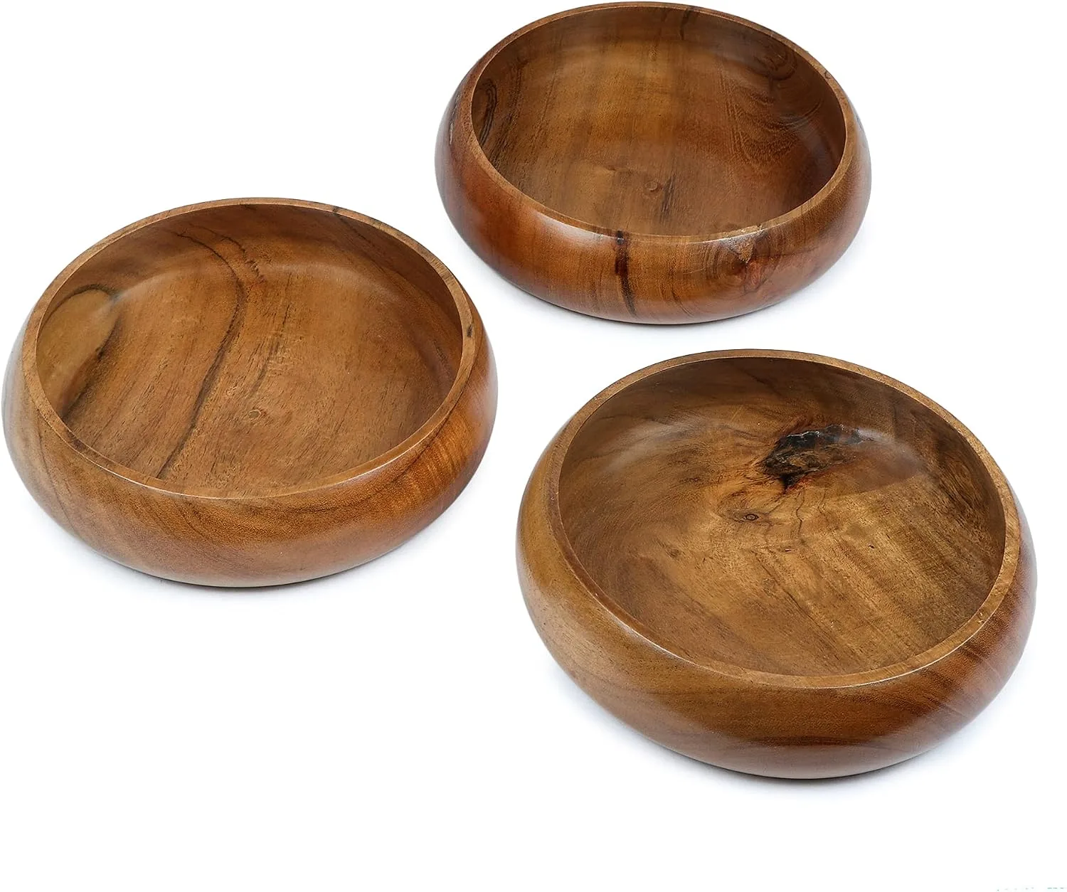 Acacia Wood Bowls — Bowls available to rent