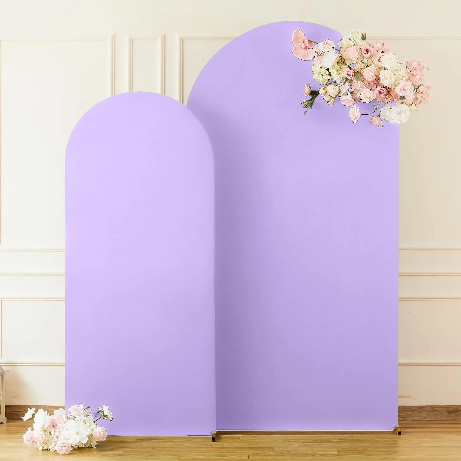 Lavender Arch Backdrop Covers