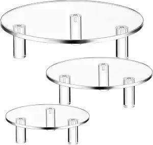Clear Acrylic Pedestal Risers