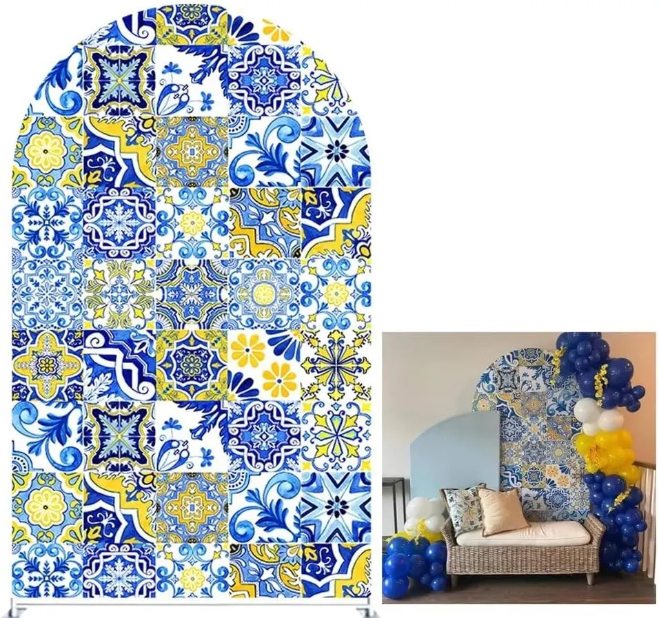 Patchwork Tile Arch Backdrop