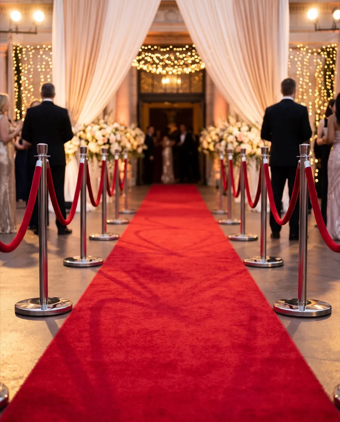 Red Carpet Runner styled at an event