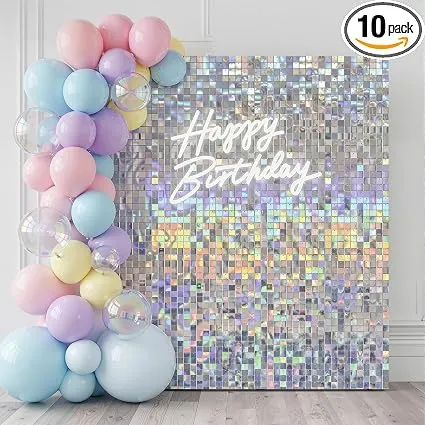 Iridescent Shimmer Wall