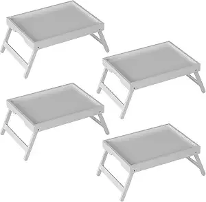 White Folding Tray Table — Tray Tables available to rent