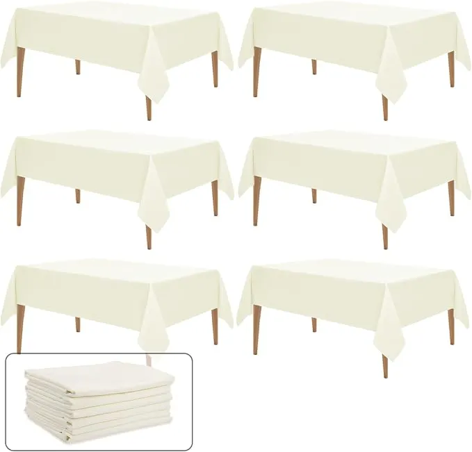 Ivory Banquet Tablecloth